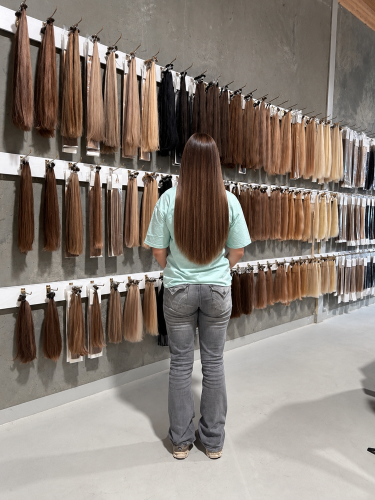 Na de behandeling met extensions, klant 5